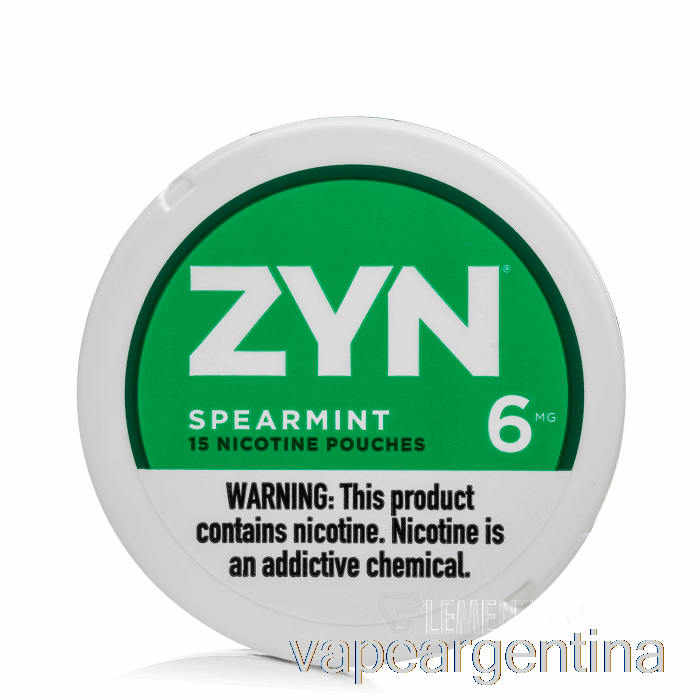 Bolsas De Nicotina Zyn - Menta Verde 6 Mg Vape Descartables